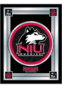 Northern Illinois Huskies Logo Hanging Back Bar Mirror
