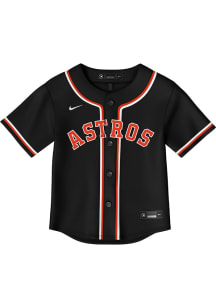 Nike Houston Astros Toddler Black Carbon Blank Jersey