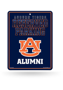 Auburn Tigers Alumni Metal Parking Sign - Navy Blue