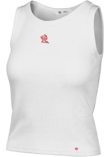 47 Louisville Cardinals Womens White Uplift Tank Top