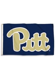 Pitt Panthers 3x5 Ft Silk Screen Grommet Flag - Navy Blue