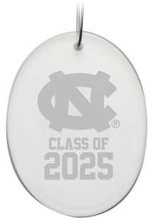 North Carolina Tar Heels Class of 2025 Oval Ornament - White