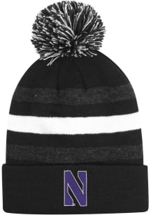 LogoFit Northwestern Wildcats Black Halftime Youth Knit Hat