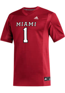 Adidas Miami RedHawks Red Replica Football Jersey Football Jersey