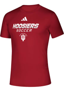 Adidas Indiana Hoosiers Crimson Creator Short Sleeve T Shirt