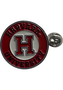 Harvard Crimson Souvenir Circle Letter H Pin - Crimson