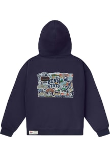 Pennant Apparel Co. Penn State Nittany Lions Mens Navy Blue Happy Valley Long Sleeve Hoodie