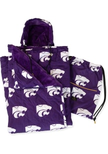 K-State Wildcats Everywhere Raschel Throw Blanket - Purple