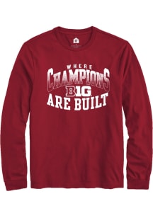 Rally Big Ten Cardinal Champs Arch Long Sleeve T Shirt