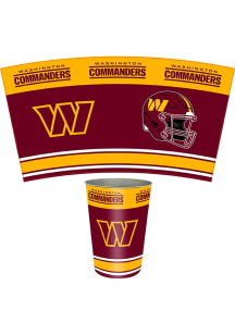 Washington Commanders Logo Stripe Waste Basket