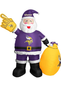 Minnesota Vikings Santa Decor