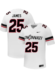 Daniel James  Nike Cincinnati Bearcats White Football NIL Name And Number Football Jersey