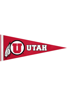 Utah Utes 12x30 Pennant - Red