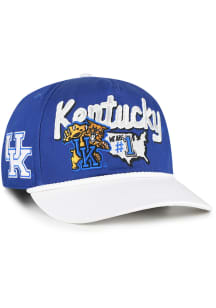 47 Kentucky Wildcats Mascot Mania Hitch Adjustable Hat - Blue