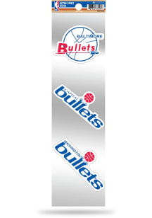 Washington Wizards 3pk Retro Auto Decal - Navy Blue