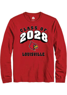 Rally Louisville Cardinals Cardinal Class of 2028 Long Sleeve T Shirt