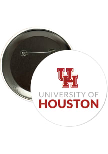 Houston Cougars Main 3in Button - Red