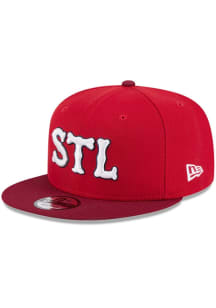 New Era St Louis Cardinals Red Evergreen 9FIFTY Mens Snapback Hat