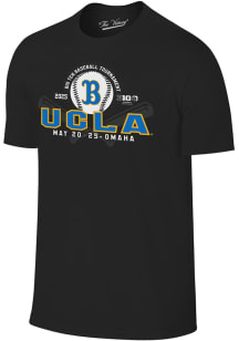 UCLA Bruins Black 2025 Big Ten Baseball Short Sleeve T Shirt