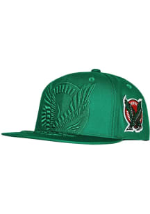 Mexico National Team Kelly Green Trick Flatbrim Snapback Mens Snapback Hat