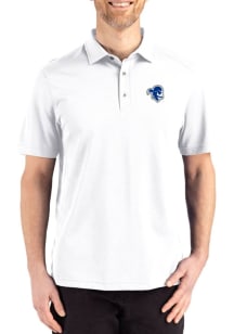 Cutter and Buck Seton Hall Pirates Mens White Advantage Refresh Short Sleeve Polo