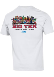 Champion Big Ten White Family Portrait Short Sleeve T Shirt