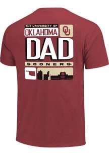 Oklahoma Sooners Crimson Tiles Dad Short Sleeve T Shirt