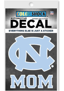 North Carolina Tar Heels Mom Auto Decal - Light Blue