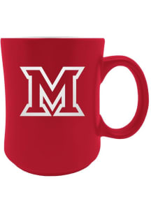 Miami RedHawks 19oz Laser Etch Ceramic Mug - Red