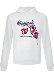Levelwear Washington Nationals Mens White Relay Sunrise Spring Training Hood