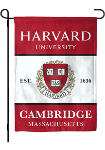Harvard Crimson 13x18 Established Garden Flag - Crimson