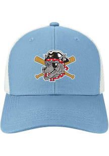 Erie SeaWolves 1995 Throwback Theme Night MPS Trucker Adjustable Hat - Light Blue