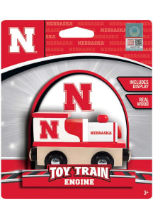 Nebraska Cornhuskers Wooden Train