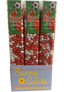 Orange Orange and White Sunny Seeds Snack