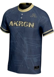 ProSphere Akron Zips Mens Navy Blue Vigor Softball Baseball Jersey