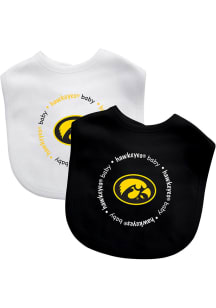 Iowa Hawkeyes 2 Pack Baby Bib