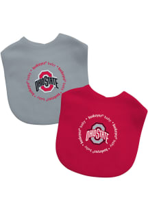 Ohio State Buckeyes 2 Pack Baby Bib
