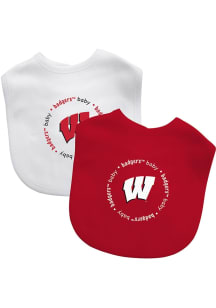 Wisconsin Badgers 2 Pack Baby Bib