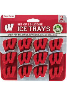Wisconsin Badgers 2 Pack Silicone Ice Cube Tray