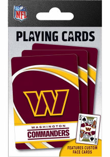 Washington Commanders Logo Playing Cards