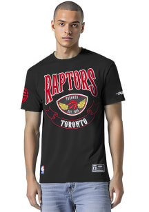Pro Standard Toronto Raptors Black Born For Sports Mash Up Short Sleeve T Shirt