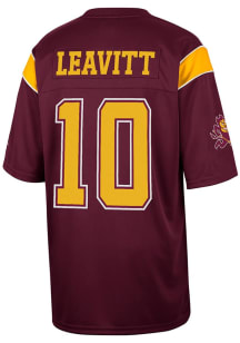 Sam Leavitt  Colosseum Arizona State Sun Devils Maroon Football NIL Replica Football Jersey
