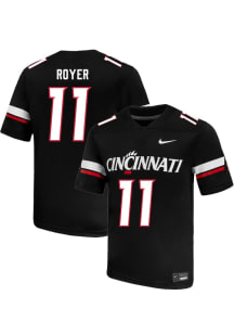 Joe Royer  Nike Cincinnati Bearcats Black Football NIL Name And Number Football Jersey