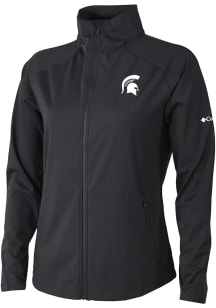 Columbia Michigan State Spartans Womens Black Fairway Friends Light Weight Jacket