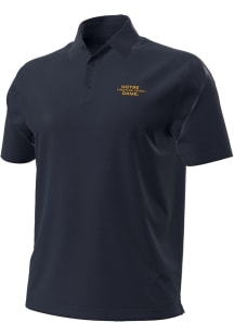 Under Armour Notre Dame Fighting Irish Mens Navy Blue Fighting Irish Short Sleeve Polo