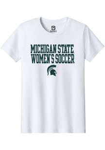 Summit Sportswear Michigan State Spartans Youth  Women's Soccer Short Sleeve T-Shirt