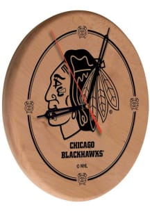 Chicago Blackhawks Laser Engraved Wall Clock