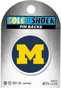 Michigan Wolverines Souvenir Mini Acrylic Pin - Blue