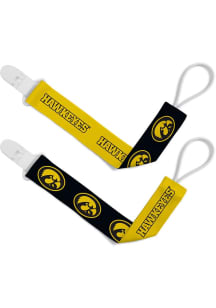 Iowa Hawkeyes Double Pack Baby Pacifier