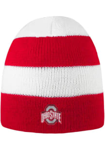 LogoFit Ohio State Buckeyes Red Columbia Mens Knit Hat